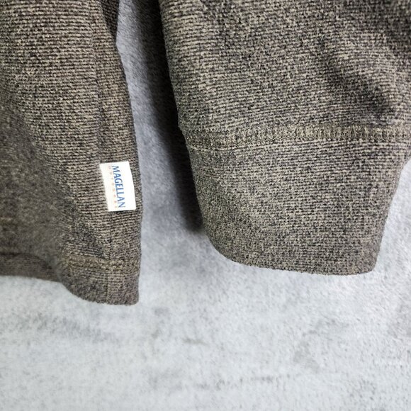 Men's Magellan Outdoors Classic Fit Shirt Round Neck Long Sleeve XL - Picture 5 of 11